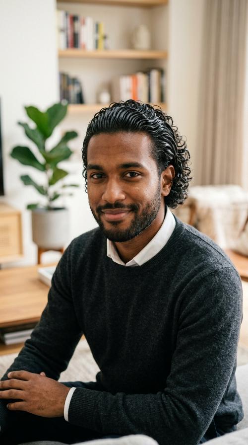 The Polished Slicked-Back Curls
