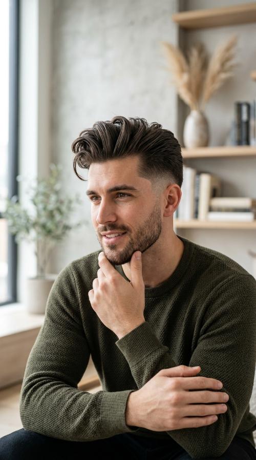 The Pompadour Fade