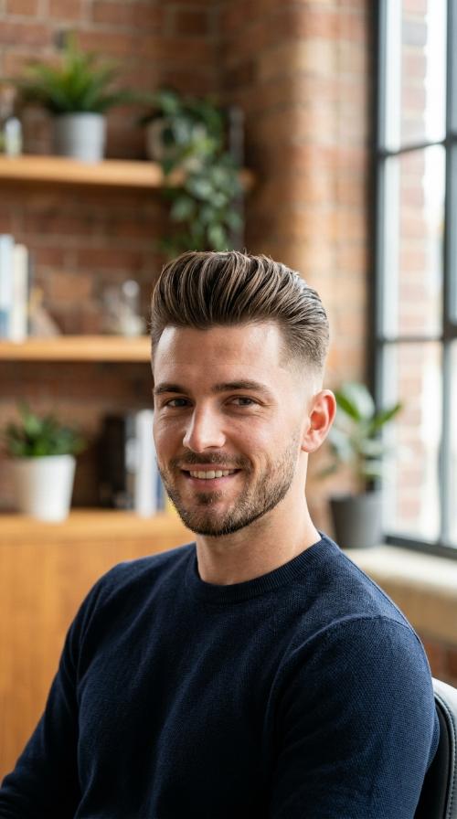 The Pompadour Fade