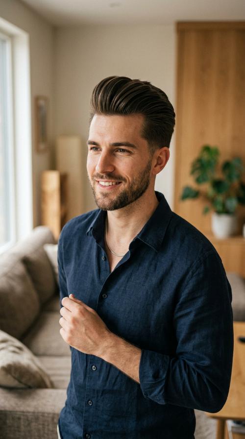 The Pompadour-Inspired Long Top