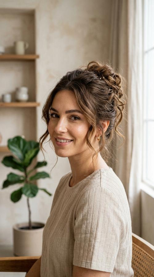 The Romantic Messy Updo