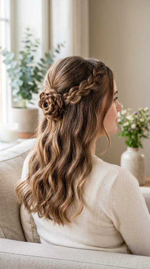 The Romantic Rose Braid
