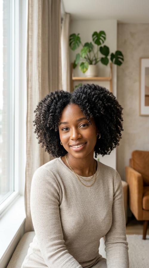 The Rounded Afro-Luxe Shape
