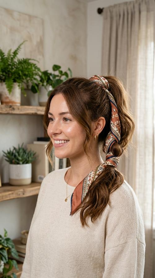The Scarf-Wrapped Pony