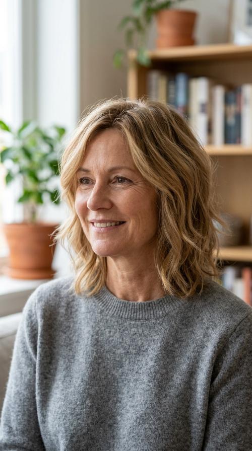 The Shaggy Shoulder-Length Cut