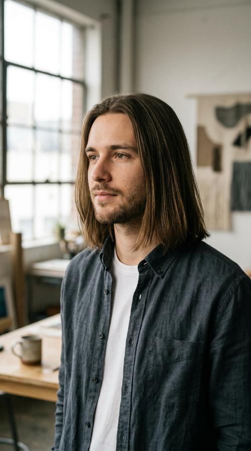 The Shoulder-Length Minimalist Cut