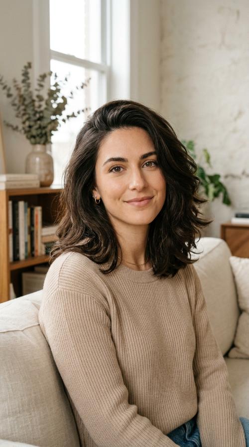 The Side-Parted Collarbone Cut