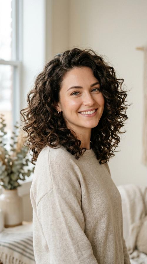 The Side-Parted Voluminous Lob