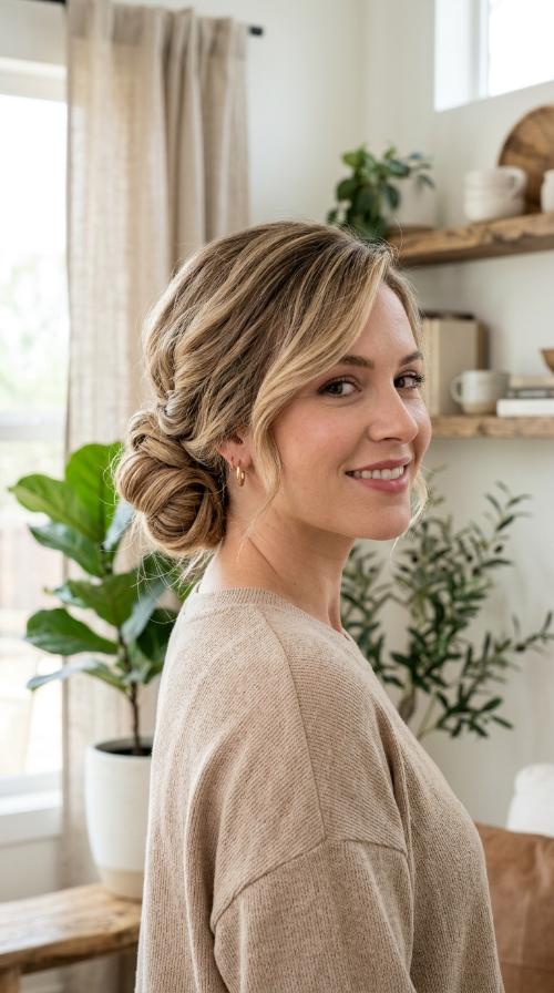 The Side-Swept Chignon