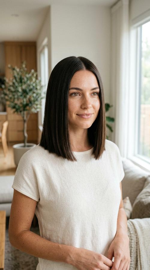 The Sleek Blunt Cut
