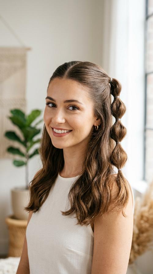 The Sleek Bubble Braid