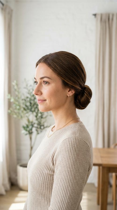 The Sleek Chignon