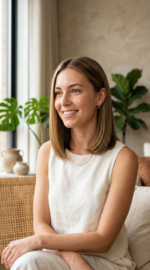 The Sleek Collarbone Cut