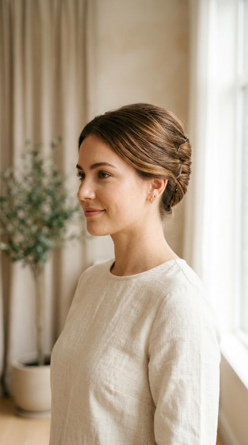 The Sleek French Twist