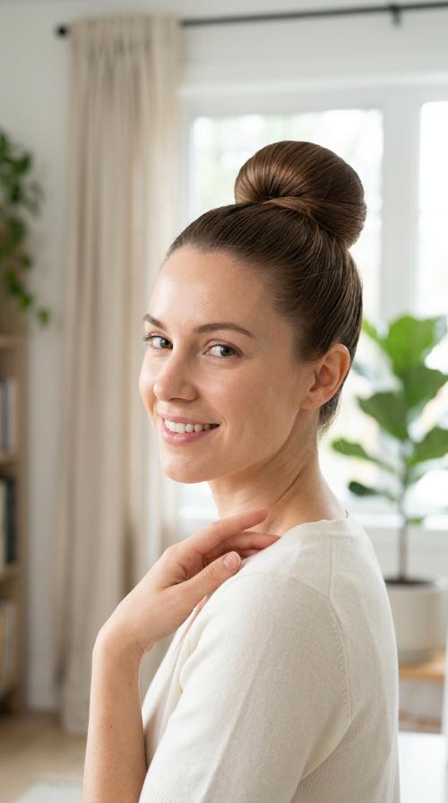 The Sleek High Bun