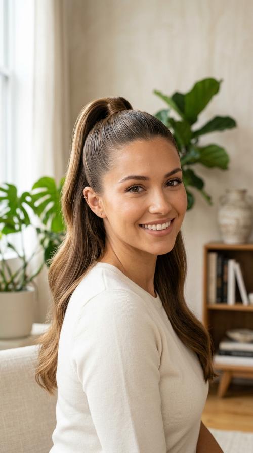 The Sleek High Pony