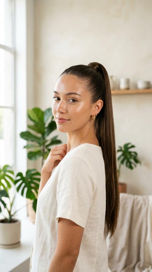 The Sleek High Ponytail