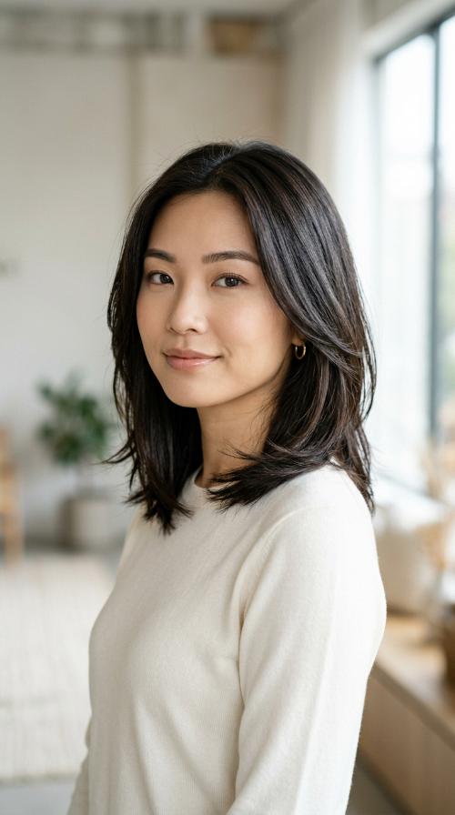 The Sleek Lob with Internal Layers