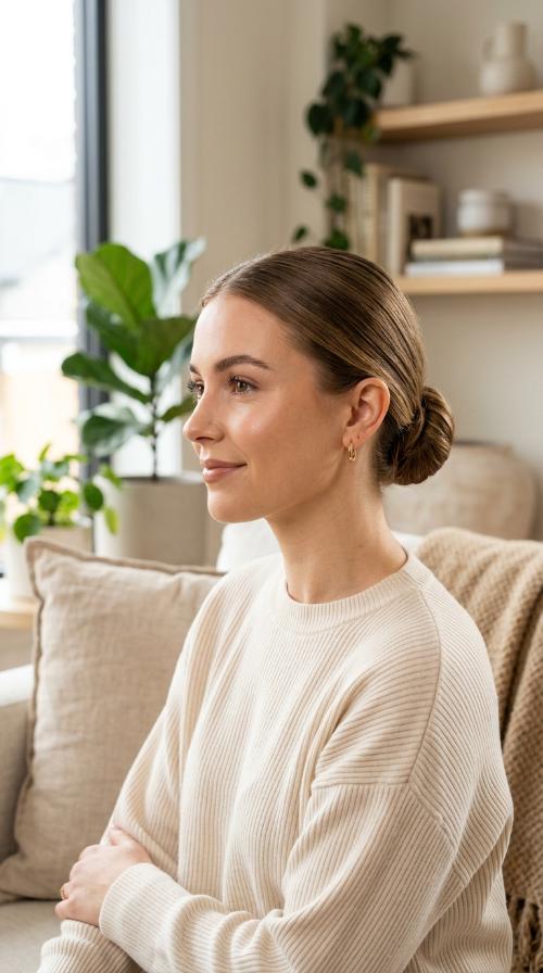 The Sleek Low Bun