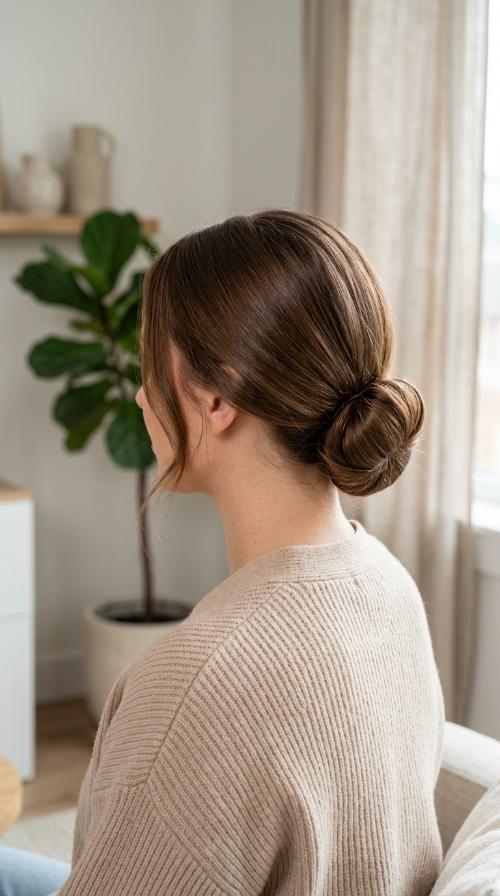 The Sleek Low Bun