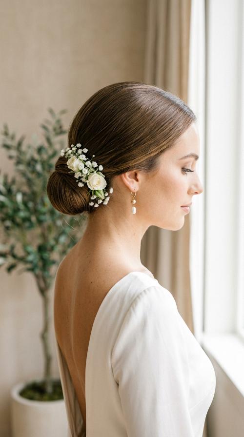 The Sleek Low Chignon