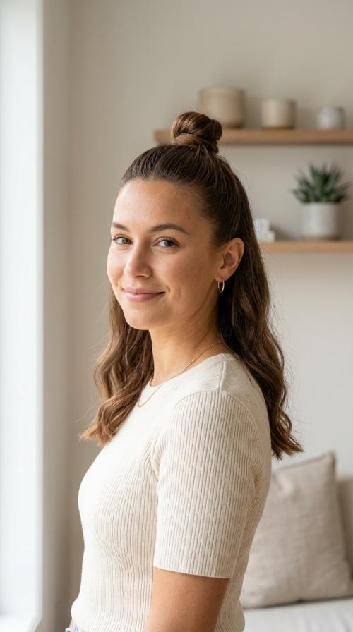 The Sleek Top Knot