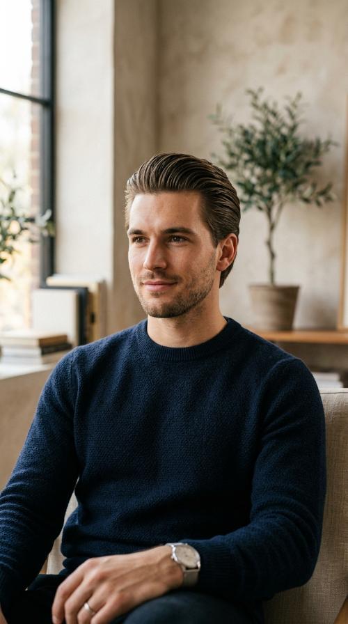 The Slicked Back Mid-Length