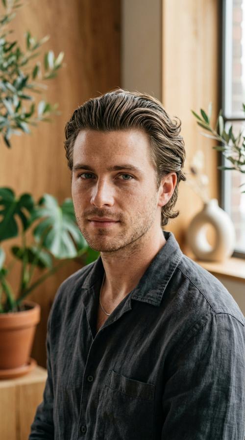 The Slicked-Back Texture