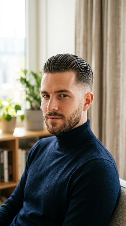 The Slicked-Back Undercut