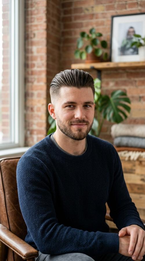 The Slicked-Back Undercut