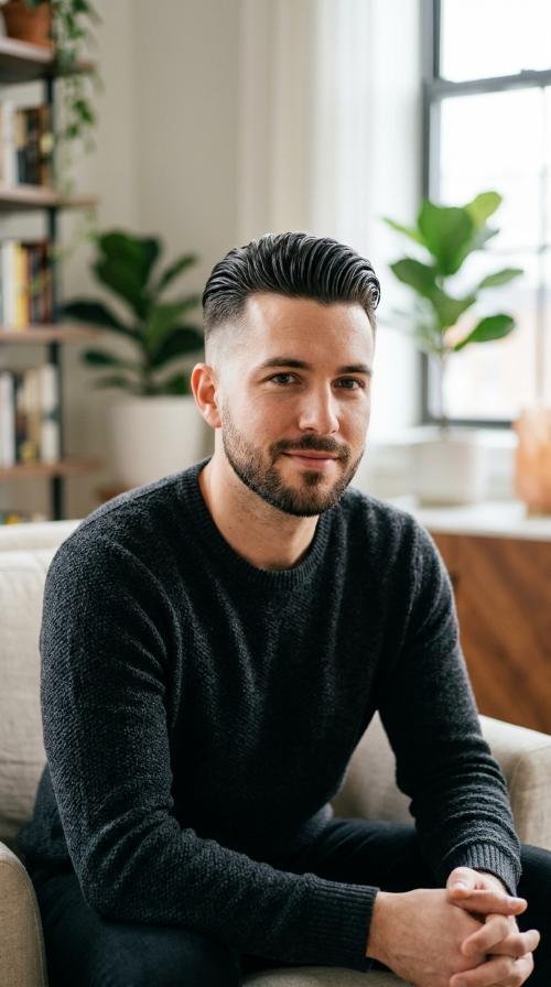 The Slicked-Back Undercut