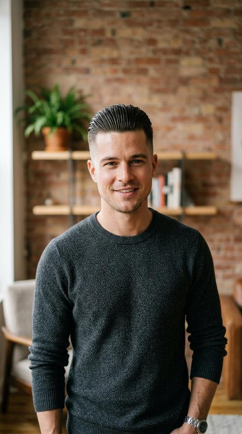 The Slicked-Back Undercut