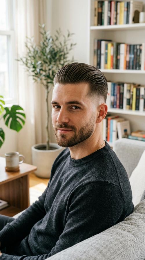 The Slicked-Back Undercut