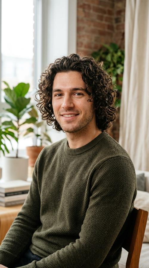 The Soft Layered Curly Cut