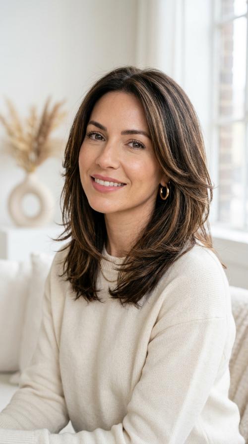 The Sophisticated Lob with Feathered Ends