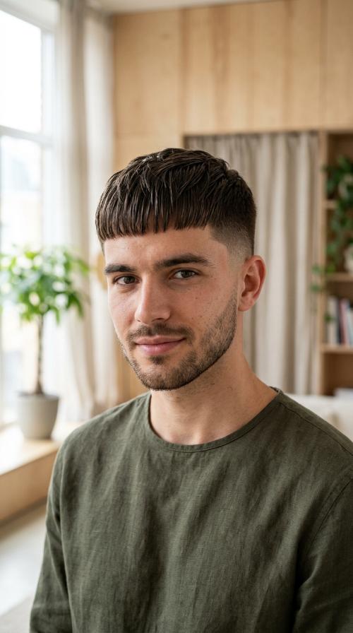 The Straight Fringe with Taper