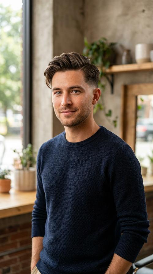The Tapered Side Part