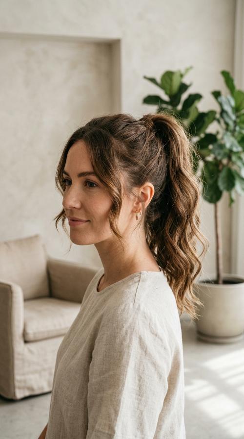 The Textured High Ponytail