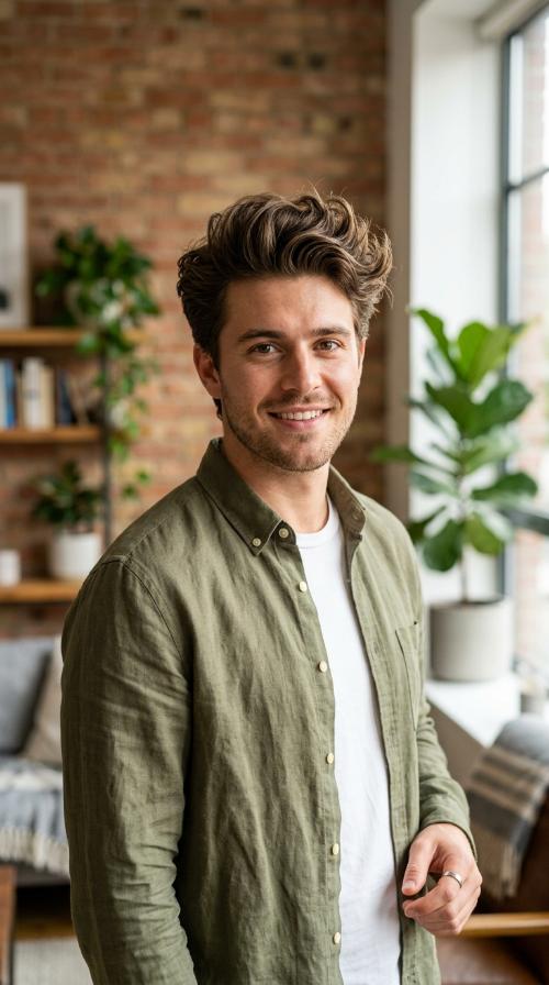 The Textured Messy Quiff