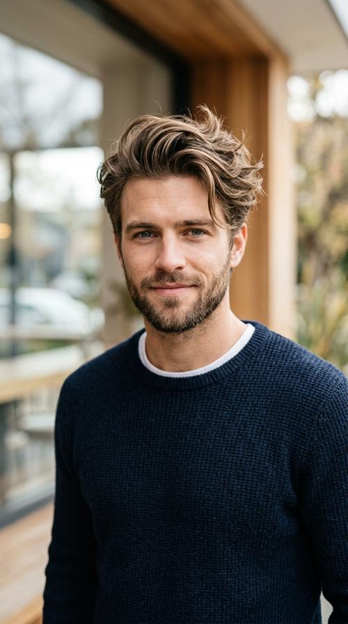The Textured Messy Quiff