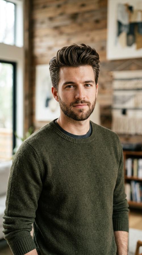 The Textured Pompadour