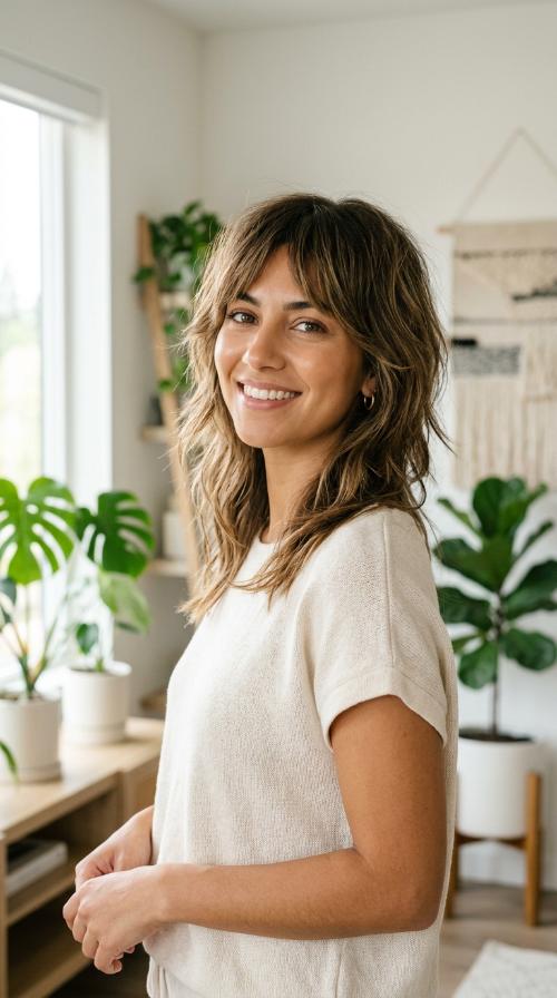 The Textured Shaggy Midi