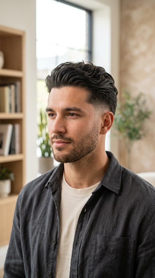 The Textured Taper Fade