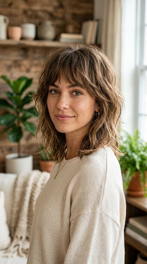 The Textured Wolf Cut