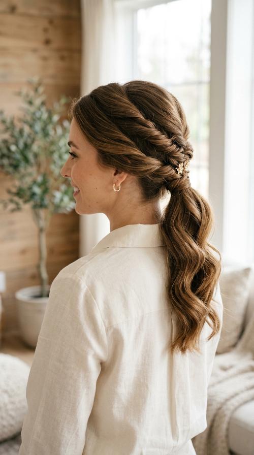 The Triple Twisted Ponytail