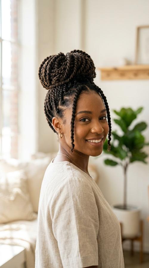 The Twisted Pineapple Updo