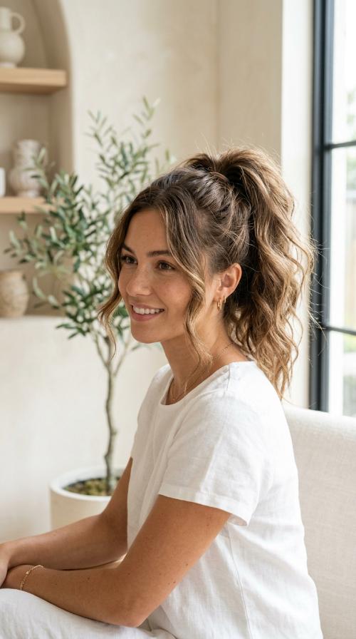 The Voluminous Messy High Pony