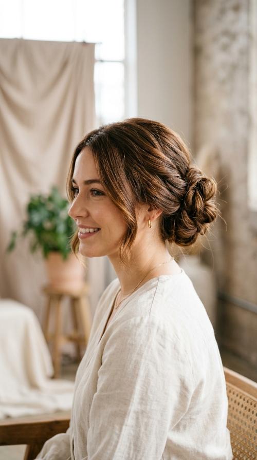 The Voluminous Petal Bun