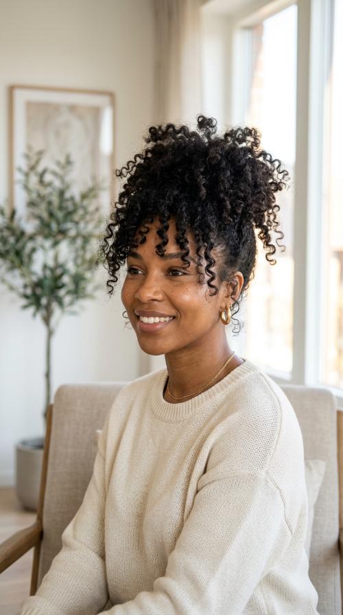 The Voluminous Pineapple Updo