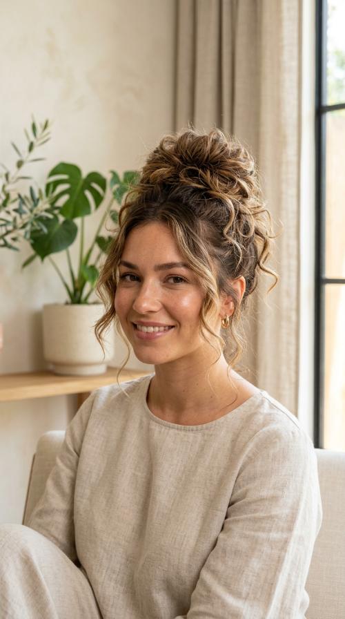 The Voluminous Pineapple Updo